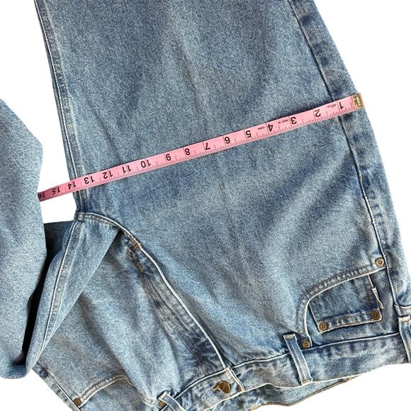 Carhartt B18 Traditional Fit Tapered Denim Jeans Stonewash Medium Blue 40x30 - Picture 15 of 15